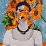 Frida In Vincent's Vase